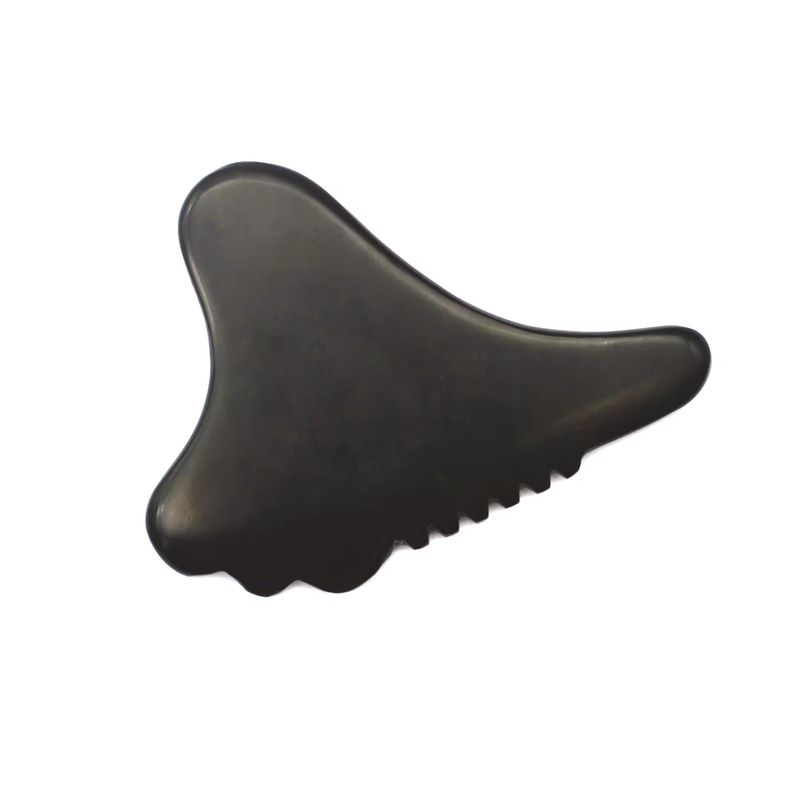 Gua Sha Tool Gesichtsmassager Bian Stone Umweltfreundliches Gesicht 105*77mm 114*74mm 2 Stück AKBS-030 für Lymphdrainage im Gesicht