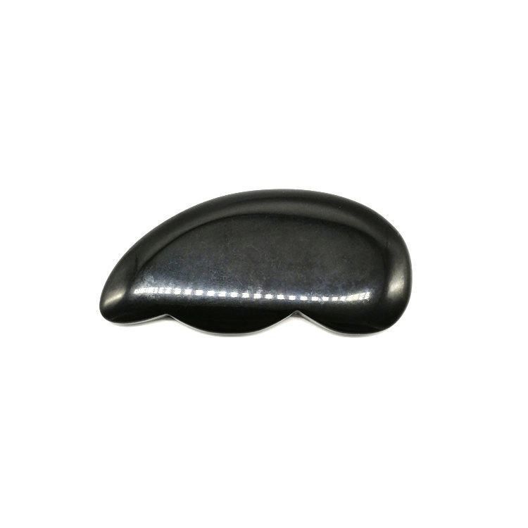 Gesichts- und Körpermassage 9.5*5*0.5 mit Schwarzem Obsidian Gua Sha Stein