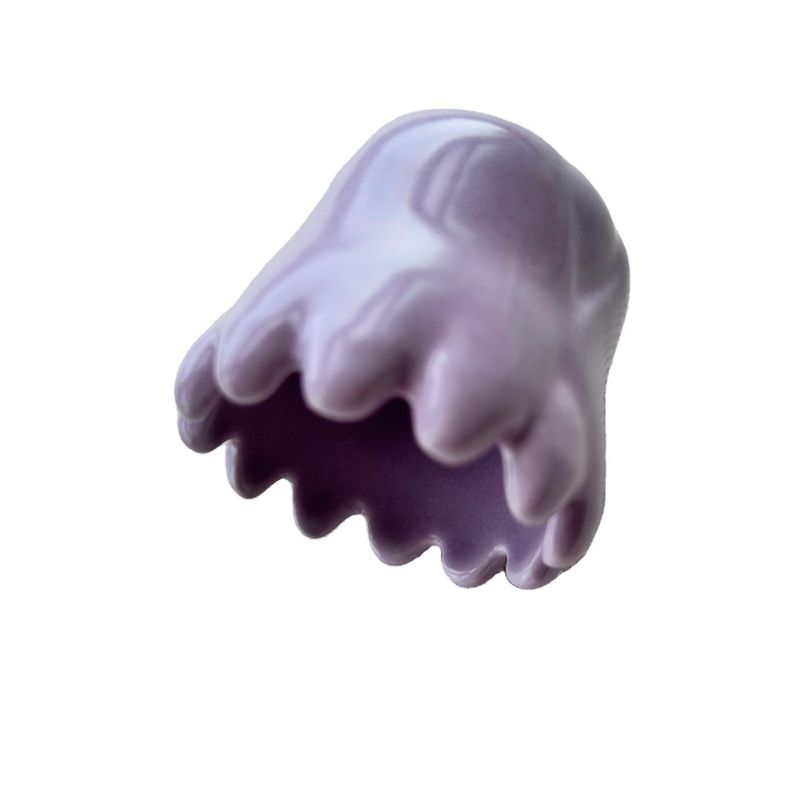 Körpermassage Ausrüstung Custom Logo Weiß Keramik Kopfhaut Massagetools für lila Guasha Porzellan Hautpflege Stein Gua sha