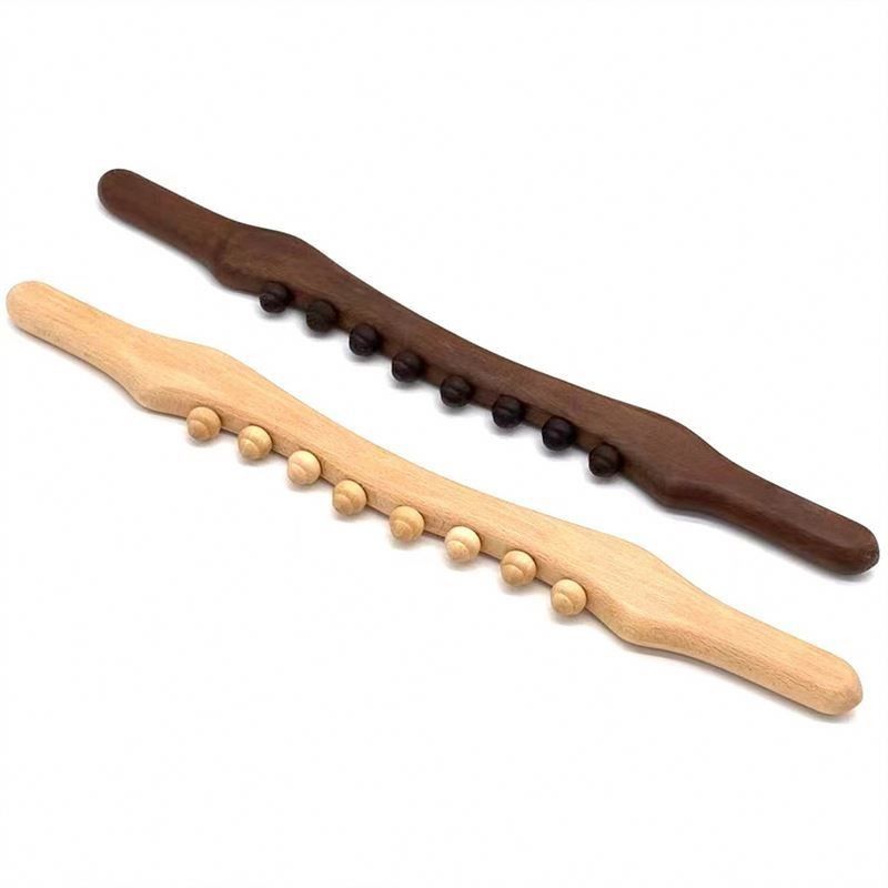 Holz-Gua Sha-Scraping-Massage-Stick für die Mobilisierung von Ganzkörper-Weichgewebe und Meridian-Draging-Massagetool