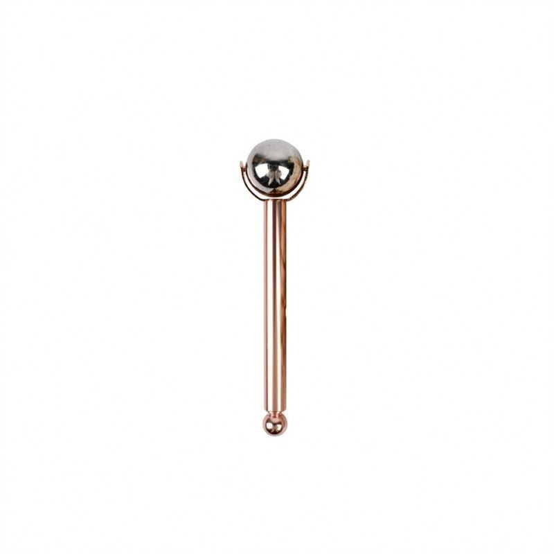 Customized Logo Availabled Zinklegierung Gesichtsschlankheitsgerät Metall Gesichtsmassage Roller Anti-Falten Hautpflege Schönheitsmittel