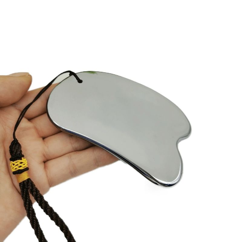 Gesichtsmassager Silberenergie Stein Terahertz Schraubbrett THz Gua Sha Massagetool 2024 Trend Produkte Gesunde Energie