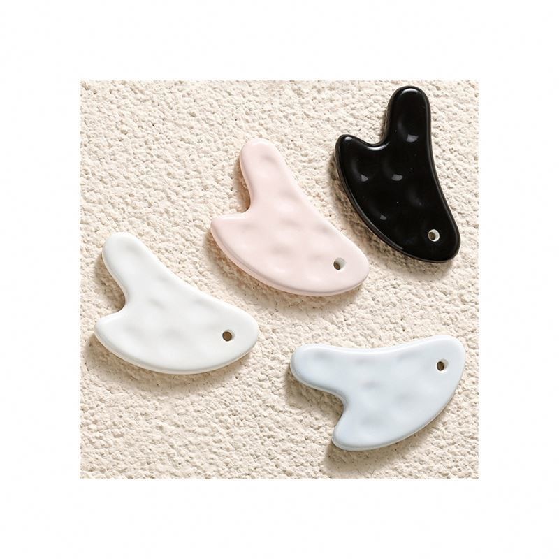 Erleben Sie die Vorteile von keramischem Gua Sha Tool persönliche Gesundheitspflege für Gesichts- und Körpermassage