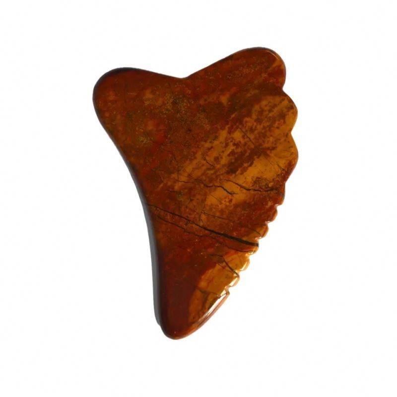 Gua Sha Scraping Massager Board Mookaite Jasper Gesichtsmittel 10cm*7cm*0.6cm ISO9001 zertifizierte Massage Board