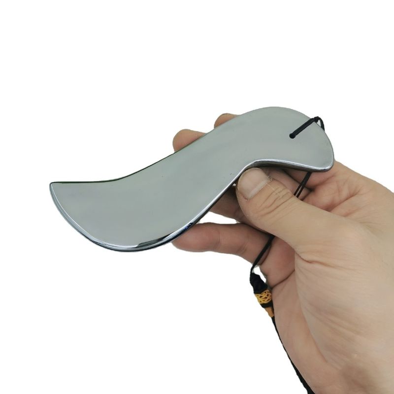 Skin Spa Gesichtsschönheitsmassager S-Form Terahertz Gua Sha Massage Scraping Tool mit individuellem Logo verfügbar