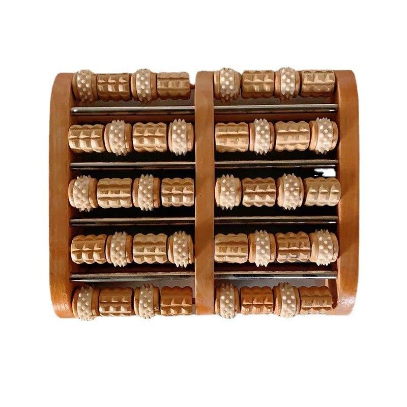 Körpermassager Chinesische Holz Fußmassage Modell Roller für die Gesundheitsversorgung Fußbad Massager Blutzirkulation Massager
