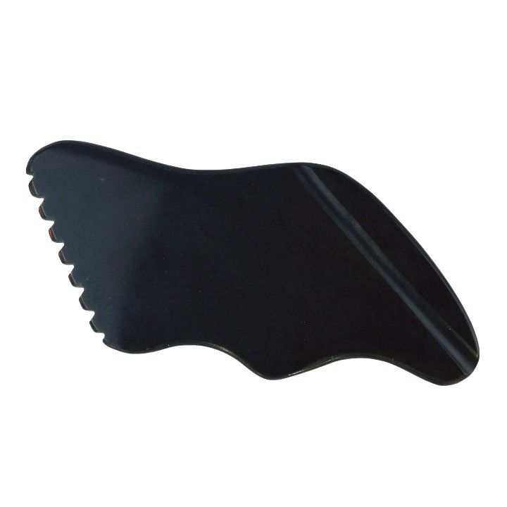 Popular Heart Shape Nephrit Jade Gua Sha Massagetool für Körper und Gesichtsmassager