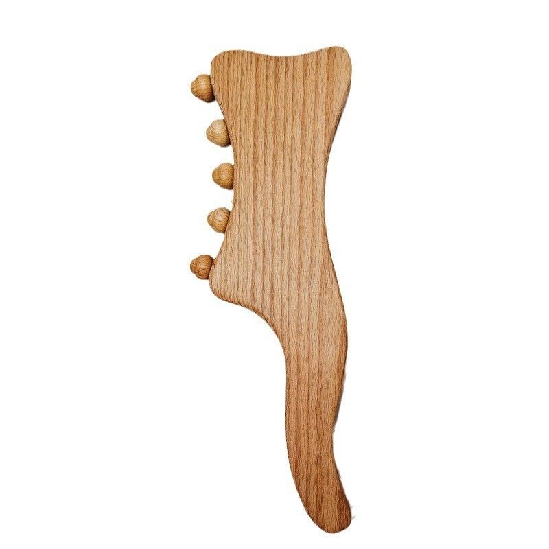 Körpermuskeln Holz Gua Sha Schraubwerkzeug für Rücken Hals Gesicht Bein Lymphdrainage