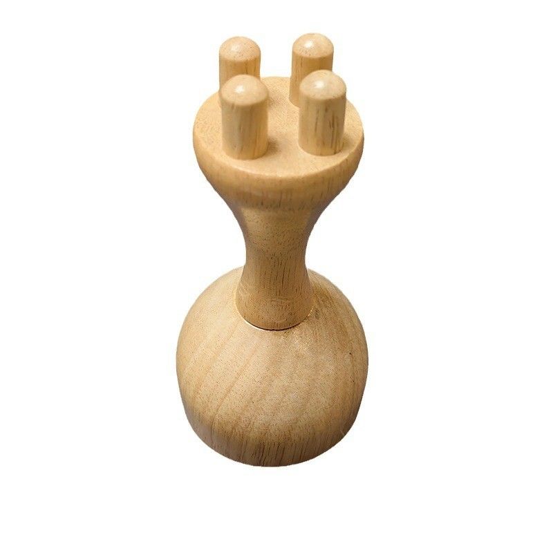 Muskelmassage Pilzkügel Körperkontur Roller für Lymphdrainage Therapie Gua Sha Holz Trigger Point Massager Tool