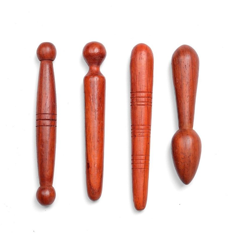 Holz-Lymphdrainage-Tool Körpermassage-Ausrüstung für Akupressur-Penn und Holz-Therapie-Massager-Tool