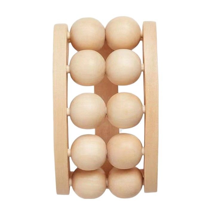 Braunes Holz-Total-Body-Massager für Rücken-Hals-Bein-Arm kundenspezifisches Logo erhältlich
