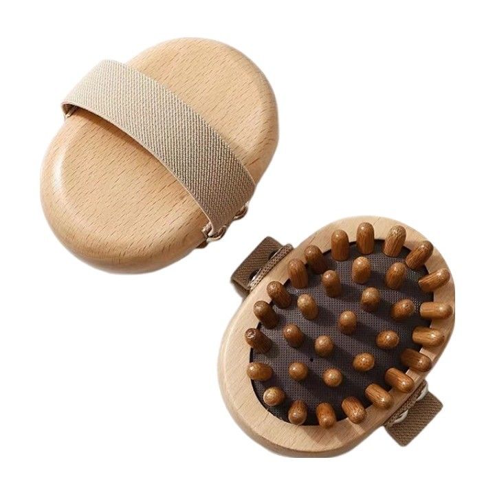 Handheld Buchenholz Gua Sha Bürste für Hausmassage Dredge Meridiane und verbessern Sie die Hautpflege Routine zu Hause