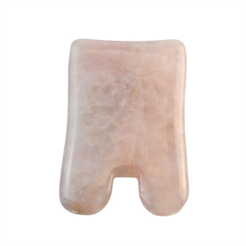 Rose Quarz Gua Sha Massagetool für Selbstpflege Spa Gesichtslifting Schönheitsgeräte Körpermassage Custom Logo