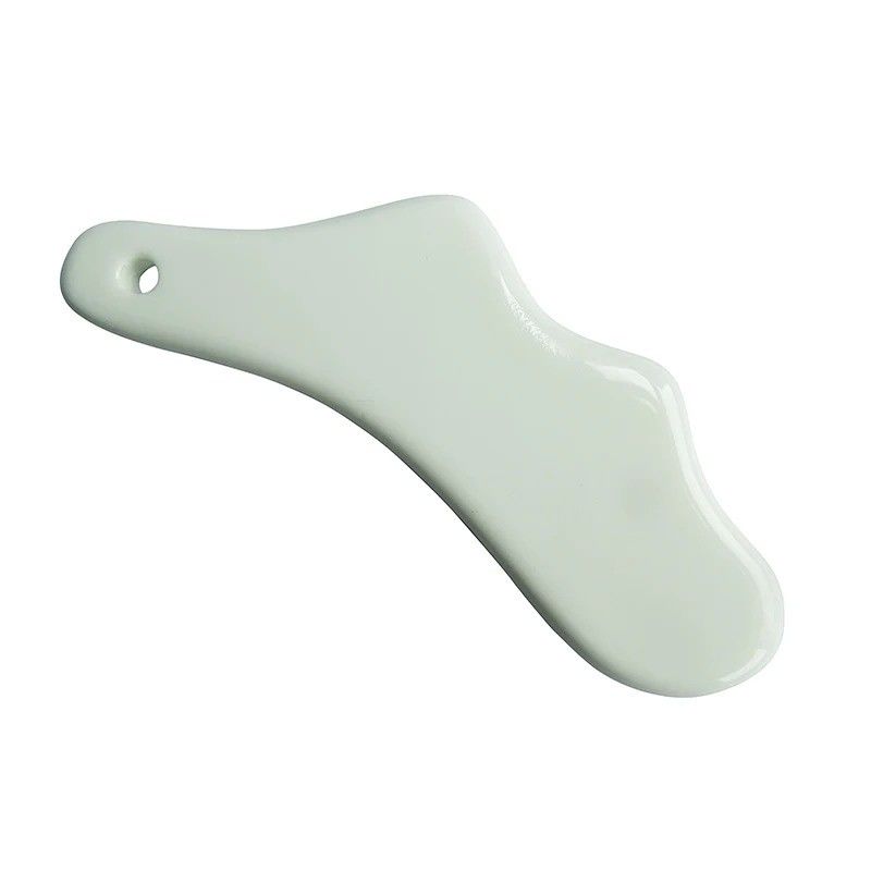 Gesichtsmasse Gua Sha Massagetool Körper Schrauben Platte Keramik Fett reduzieren statische kostenlose tragbare für Frauen Erwachsene