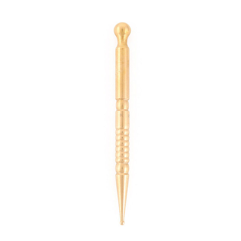 Customized Logo Availabled Messing Griff 2024 Stil Kupfer Auge Ohr Gua Sha Massage Stick für Gesichts Akupunktur Import