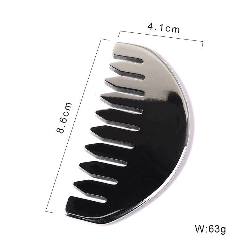 Bestseller Edelstahl Gua Sha Kopfhaut Massage Kamm Guasha Stein Kopf Massager Haar Gesundheitspflege Salon Schönheit