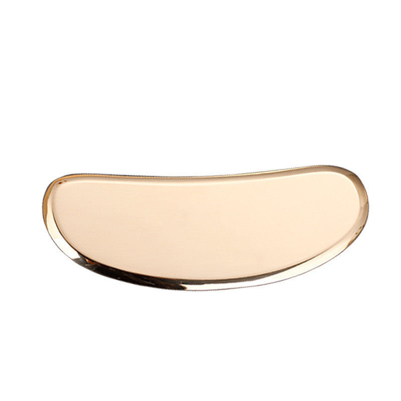Professionelles Massagetool Gold Kupfer Messing Griff Gesichtsmassager Guasha Board mit hoher Qualität