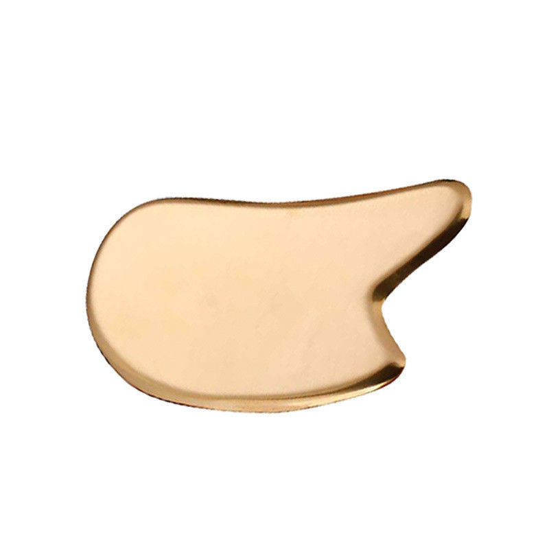 Gesichts-/Körpermassage-Werkzeug 2024 Messing Metall Gua Sha Scraping Board für Gesichts-Spa-Massager und Meridian Massage Hautpflege