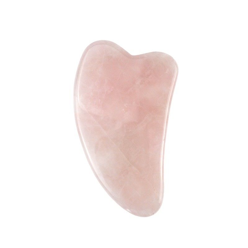 Muskelmassagetool 2024 Rose Quarz Gua Sha Naturkristallhaut Guasha Schönheitsmassager für Gesichtslifting und Anti-Aging