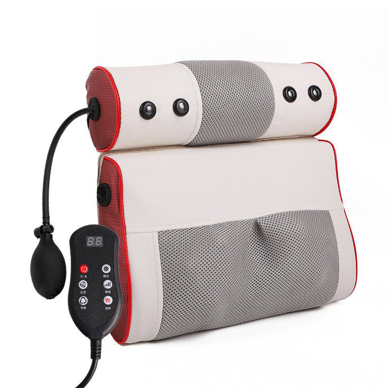 Körper Weiß Rot Portable Halsmassage Heizkissen Hals Schulter Entspannungsmittel Körpermassager Therapie Massagegeräte für 2024