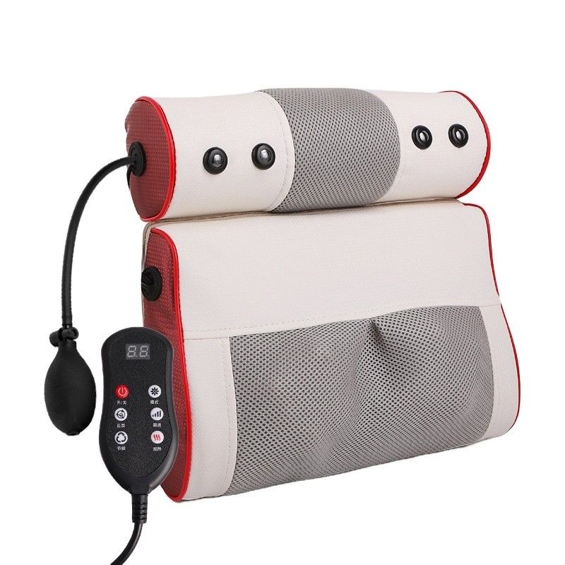 Massageausrüstung 2 in 1 Multifunktionsheizung Kneten Halswirbelsäule Auto Elektro Shiatsu Hals Rücken Massage Kissen