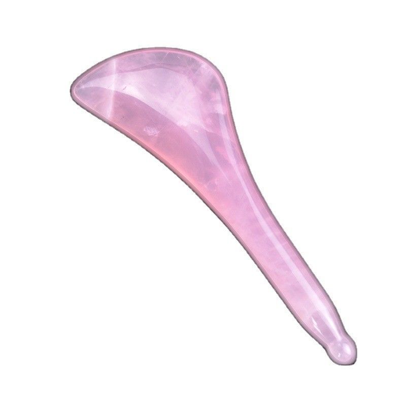 Körpermassage-Werkzeug Rose Quarz Gua Sha Pen verfügbar Logo für Gesichts- und Augenacupuncture Stick