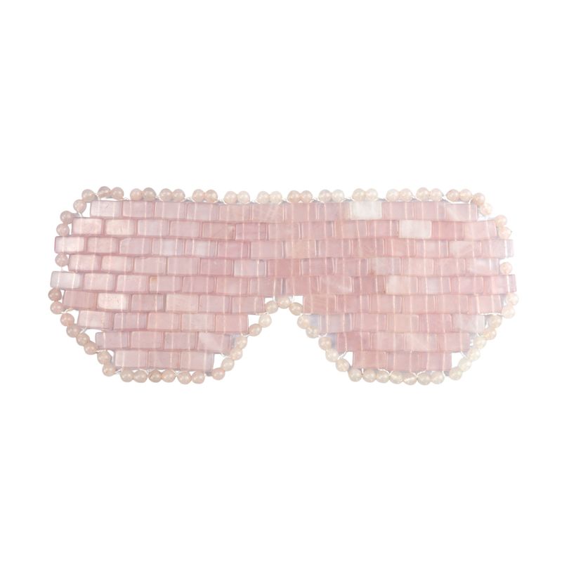 Rose Quarz Jade Maske Massager kundenspezifisches Logo verfügbar Schönheitsmittel für Hautpflege Augenmassage