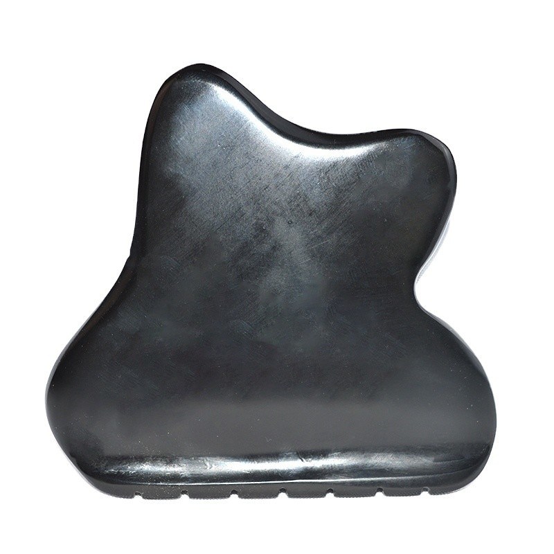 Body Massage Tool 2024 Trending Natur schwarz Bian Stein Gua Sha Schablone für Verjüngung Gesichts Spa