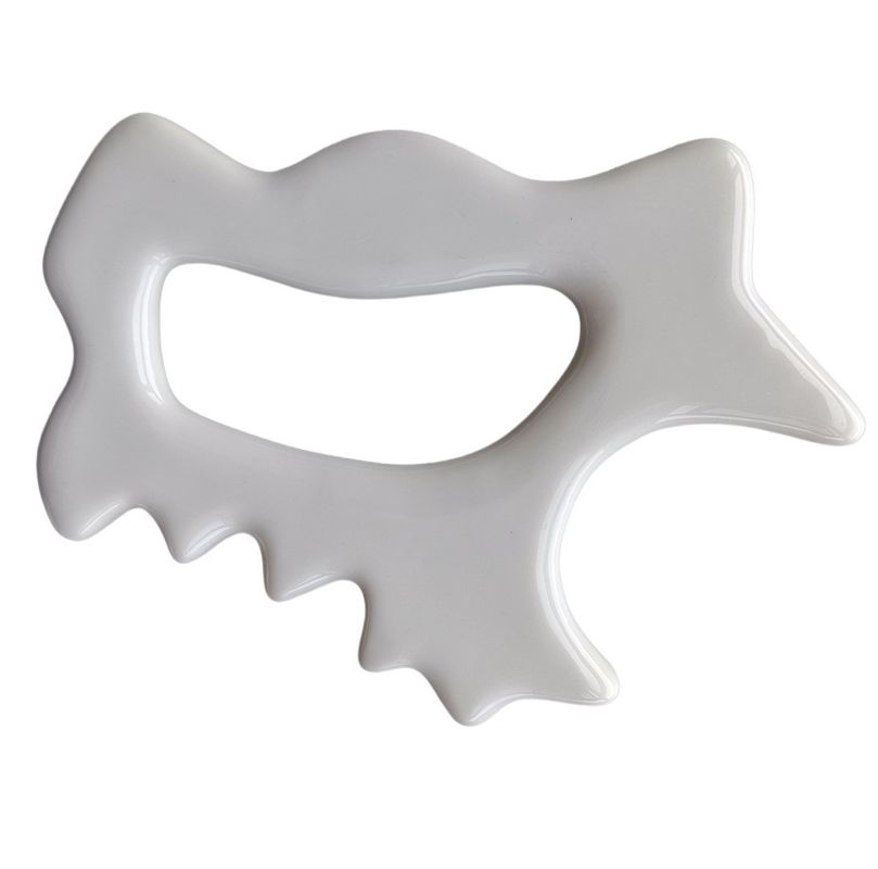 Körper- und Gesichtsmassager für 2024 Keramik Gua Sha Tool Guasha Stone Selbstpflege Spa Gesichtslifting Körper Schlankheitsschrauber