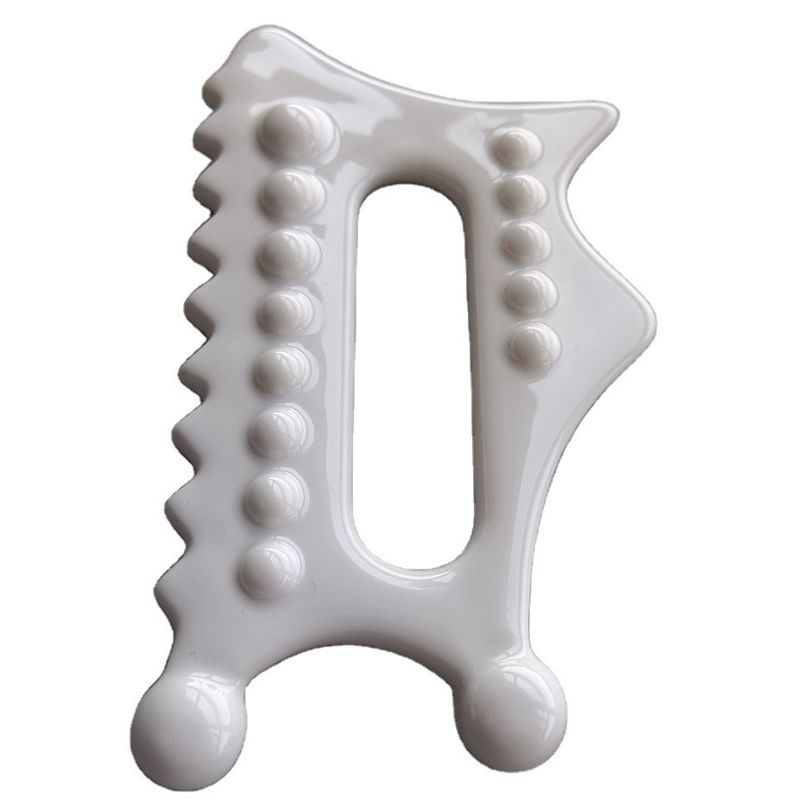 Körpermassage Bestseller Handheld Gesichtslifting Körper Schlankheitsschrauber Guasha Werkzeug Schrauben SPA Massagebrett Keramik Gua Sha