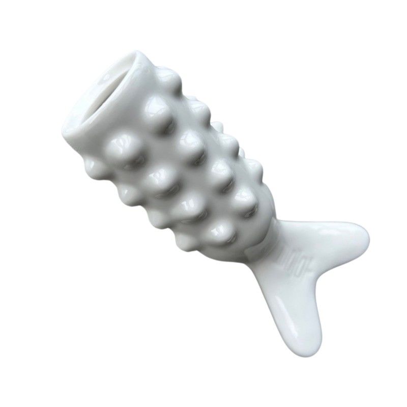 Körpermassage-Ausrüstung Keramik Vollkörper Gua Sha Massager in Fischform für Lymphdrainage und Schönheitsbehandlung
