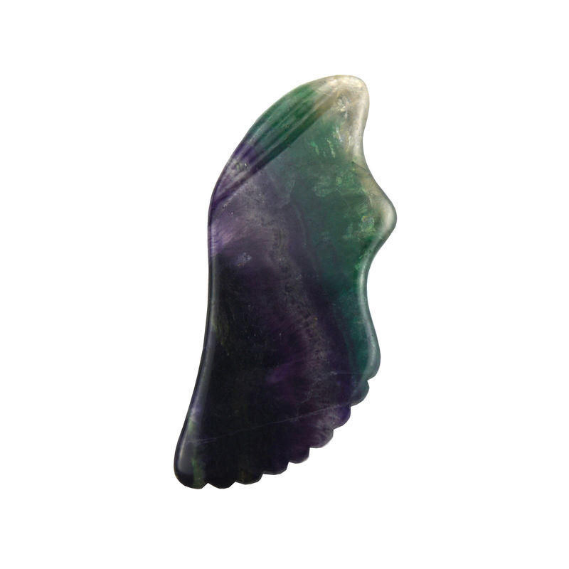 Körpermassage-Ausrüstung Top-Verkauf Massagetools für 2024 Regenbogen Fluorit Gua Sha Stone Selbstpflege Haut und Spa Gesichtsbehandlung