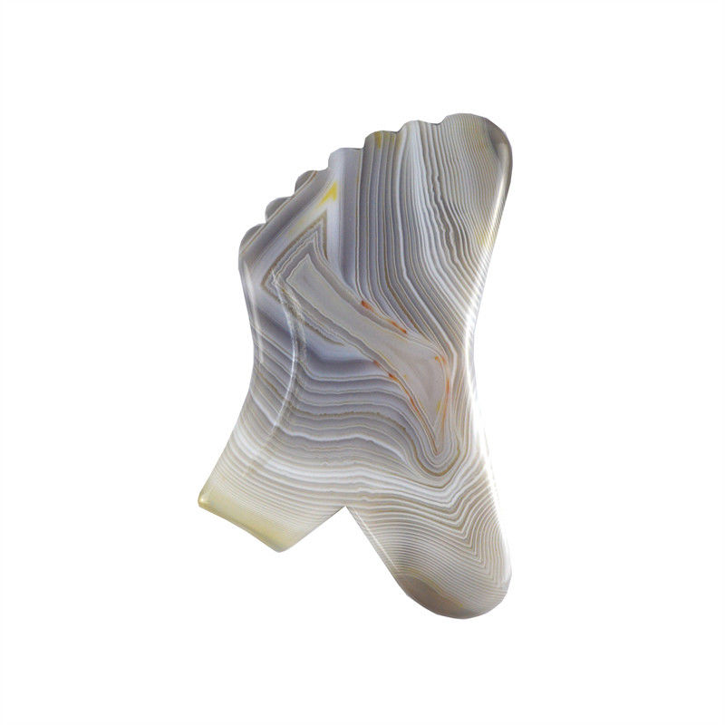 Custom Logo Availabled 100% Naturgräser Agat Gua Sha Massagetool für Körper Selbst Hautpflege Spa Gesichtslifting Schönheitsgeräte