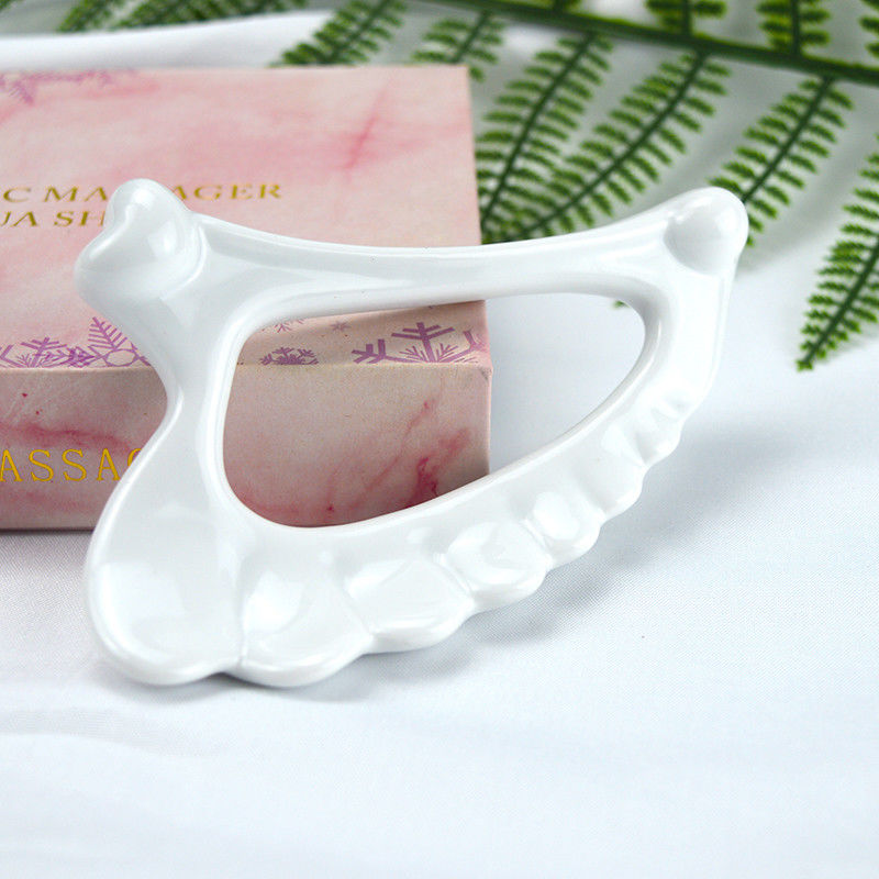 OEM/ODM Akzeptable Keramik-Gua-Sha-Massager für Körperskulptur und Lymphdrainage im koreanischen Stil