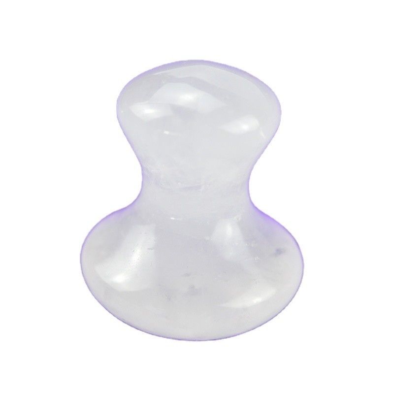 Heißklares Quarzpilz in Gua Sha-Form Schraubstein für Ganzkörpermuskelmassage und Gesichtsbehandlung