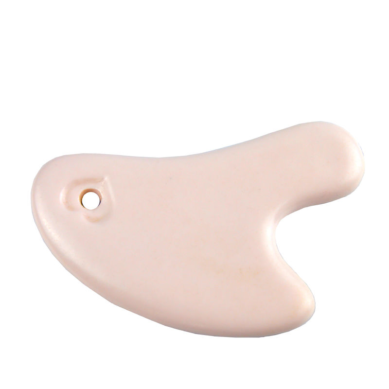 2024 Herzform Keramik Gua Sha Schablone Das perfekte Werkzeug für Körpermassage und Gesichtsverjüngung