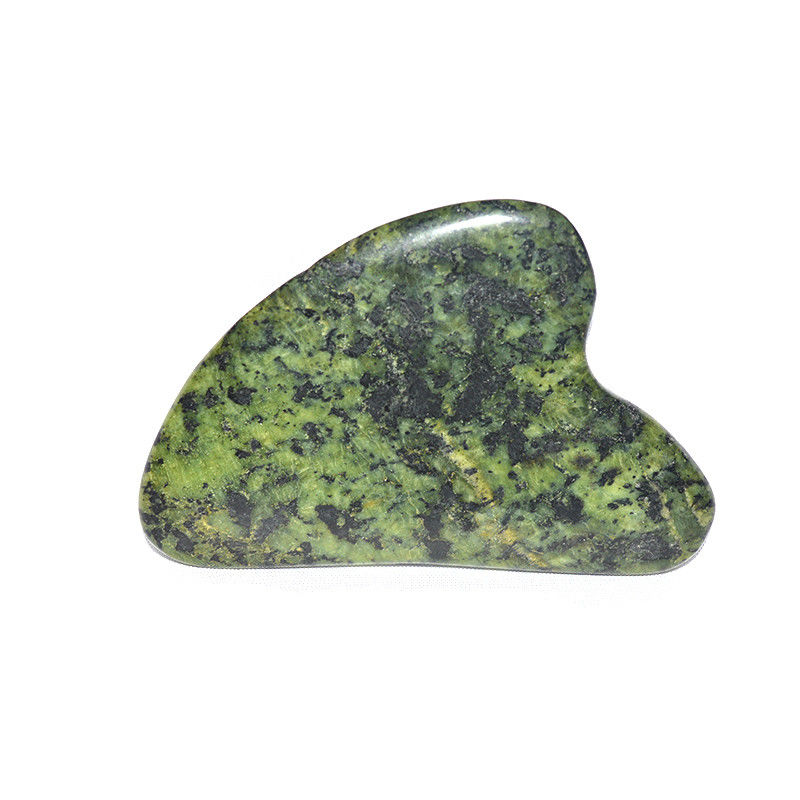 Grüner Sodalite Gua Sha Schraubmassagebrett für den ganzen Körper Jade Stone Spa Massager Behandlung