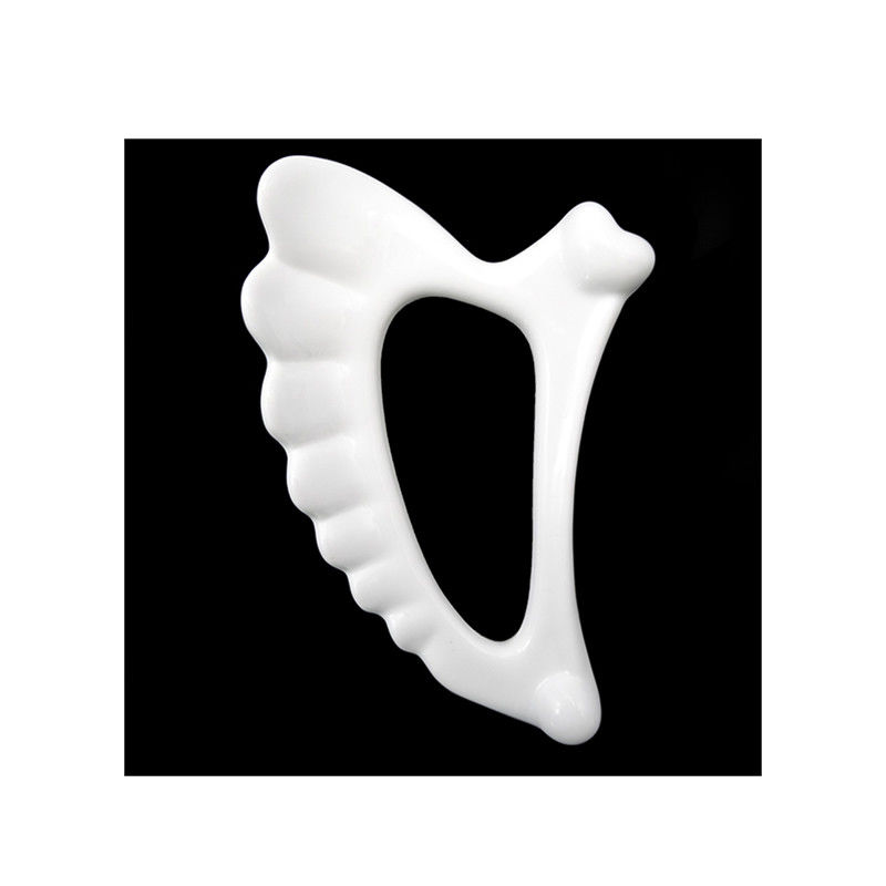 Gesichtstherapie Keramik-Gua Sha-Board Customized Logo für Gesichtsmassage Werkzeug Physiotherapie