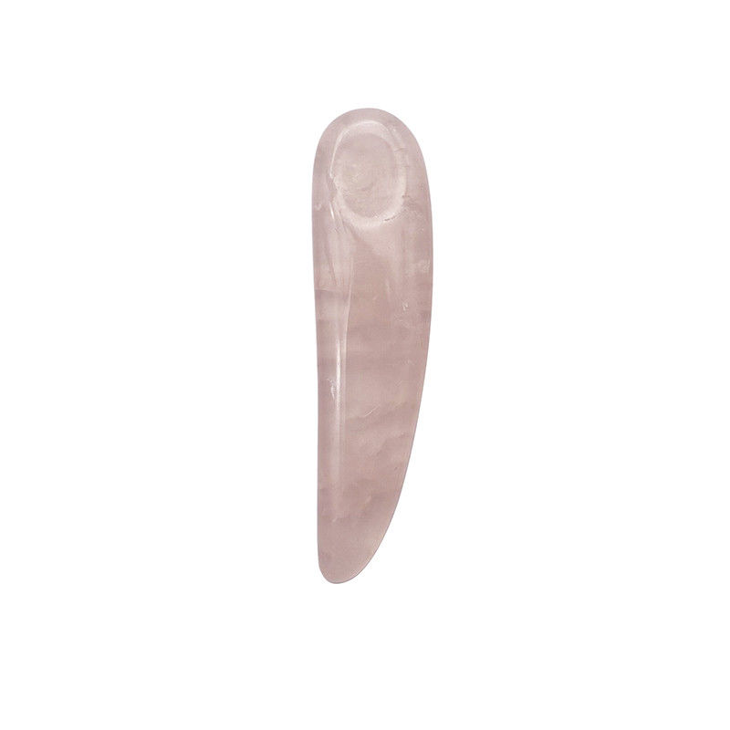 Rose Quarz Löffel für Gua Sha und Kosmetik Schönheitsstab Applikator Spatula