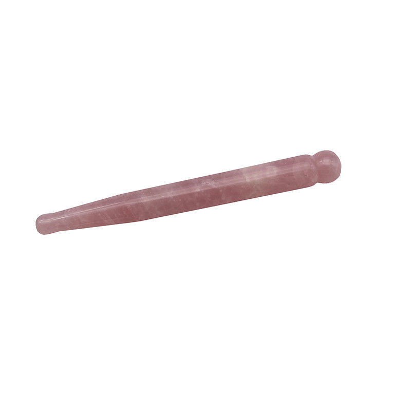 OEM ODM Natur Rose Quarz Guasha Massage Stick Nadel Muskelentlastung Körper Gua Sha Massager Punkt Roller Guasha Werkzeug