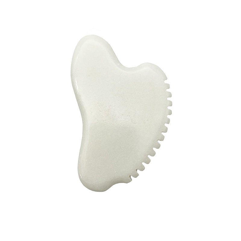 Tragbare Gesichtsmassage Gua Sha Scraper Natürlicher Jade Stein Hautpflege Massage für Körper Hals Rücken Schönheit Gesundheit Auge SPA