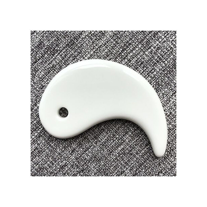 Professionelles keramisches Gua Sha-Werkzeug für Kiefermassage und Muskelsteifheitslinderung