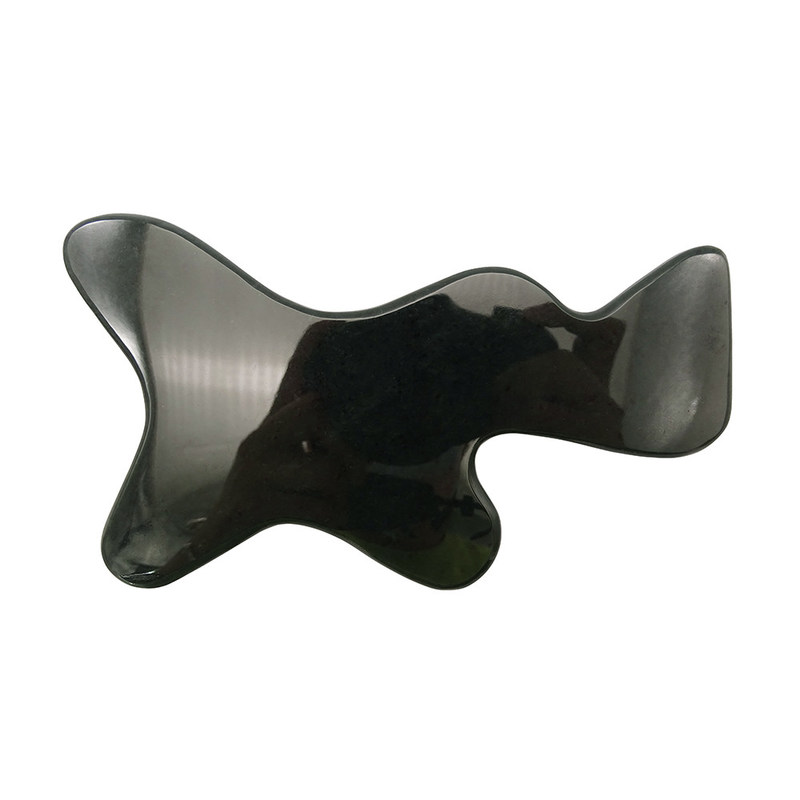 Sehr empfehlenswert Nephrit Jade Guasha Stein für Hals Arme und Ganzkörper Massagetools OEM / ODM akzeptabel