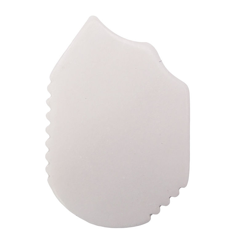 Personalized Logo Gua Sha Massagetool Natürliche Weiße Jade Guasha Brett für Gesicht Hals Arm Rücken Körper Anti-Falten Anti-Alterung