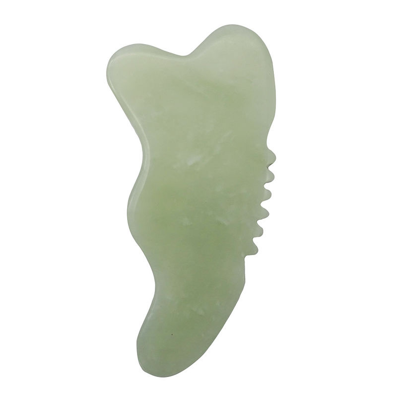 Xiuyan Jade Gua Sha Massagegerät für Gesichtsbildhauerei Körpermassager fördert den Blutfluss und reduziert Spannungen leicht zu halten
