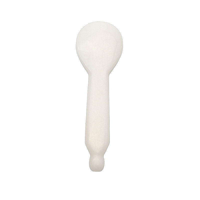 Weißer Jade Gua Sha Massage-Stick für Gesichts-Augen-Massage und Hand-Held Akupunktur-Punkt-Sonde