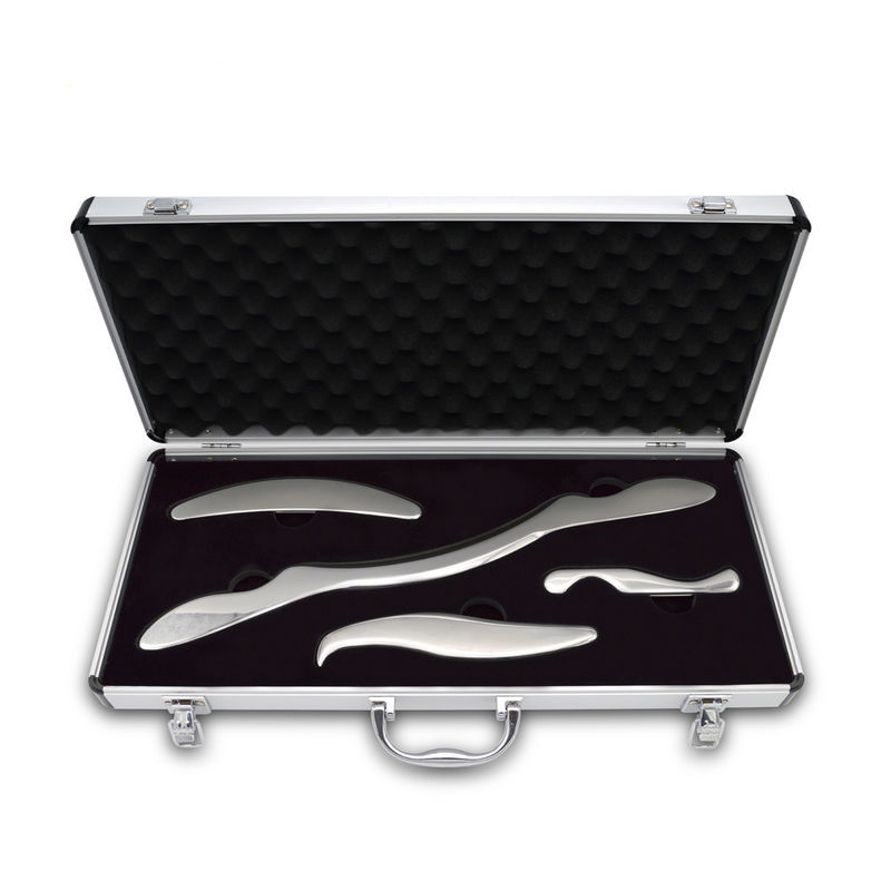 Erleben Sie die Vorteile von 4 in 1 Edelstahl-Gua Sha-Set für eine effektive Guasha-Behandlung