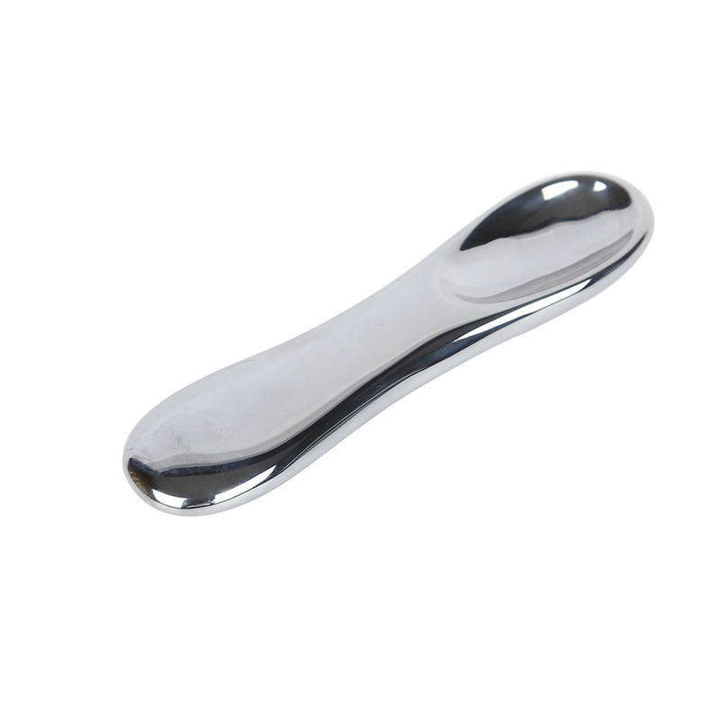 Gesichtsmassager Luxus Silber Terahertz Stein Gua Sha Kosmetische Augencreme Spatula für Schönheitspflege Kosmetik Werkzeuge