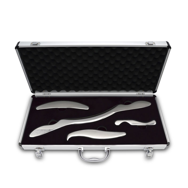 Professionelle Qualität Edelstahl Körper Guasha Schrauben Massagetools Metall Gua Sha Tools IAS TM für Körperarbeit