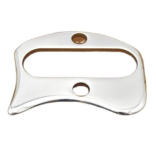 Edelstahl Gua Sha Werkzeug für Körpermassager Schaben Massagetools ca. 9,8cm*7,5cm Metall Guasha Massage